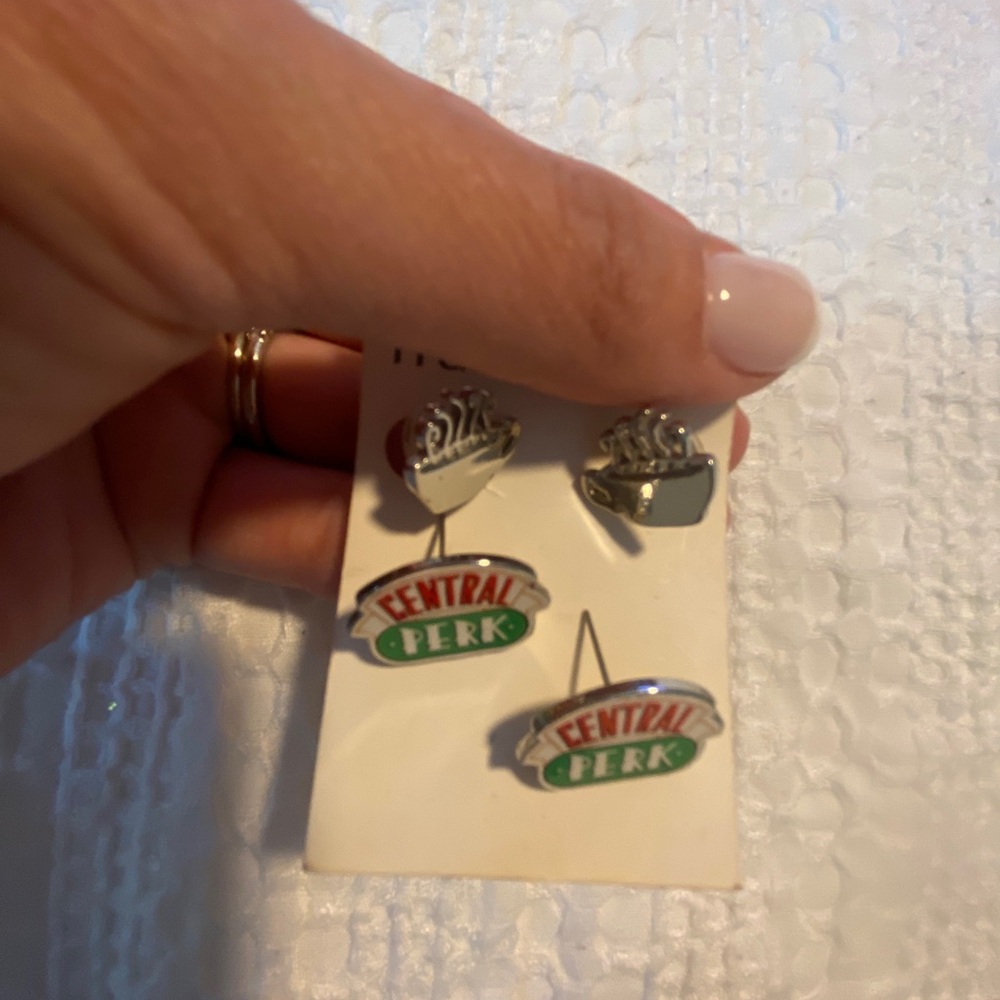 Central Perk Logo Earrings